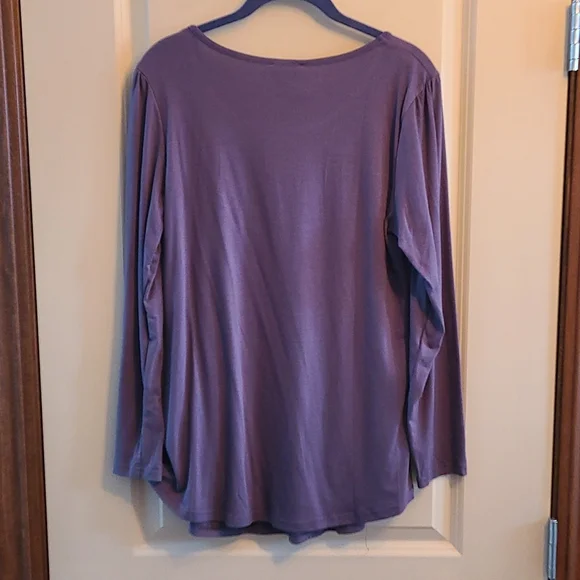 Women's size M Yidarton NWT gray long sleeve - Picture 5 of 5
